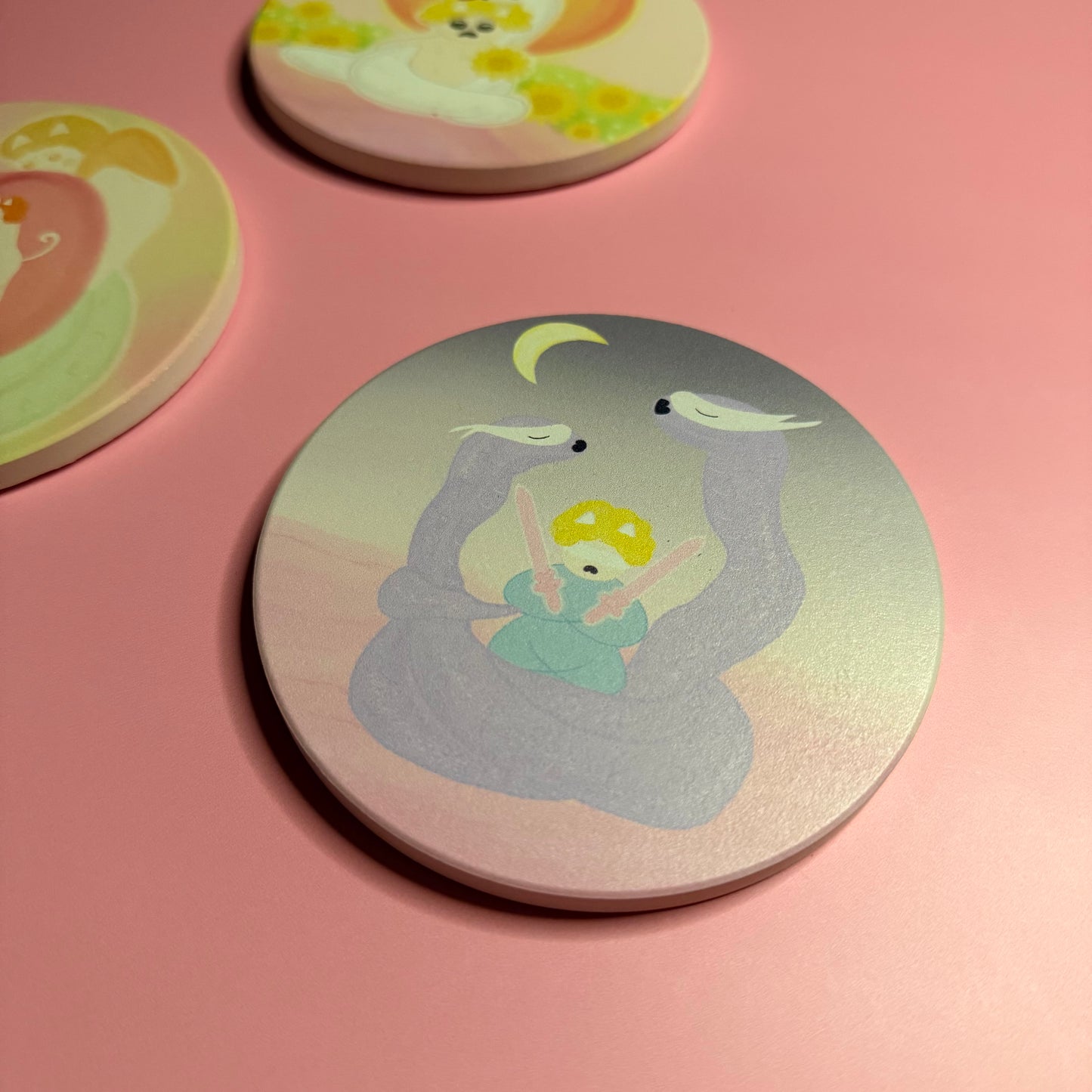 Ceramic Coaster Snake Year Edition