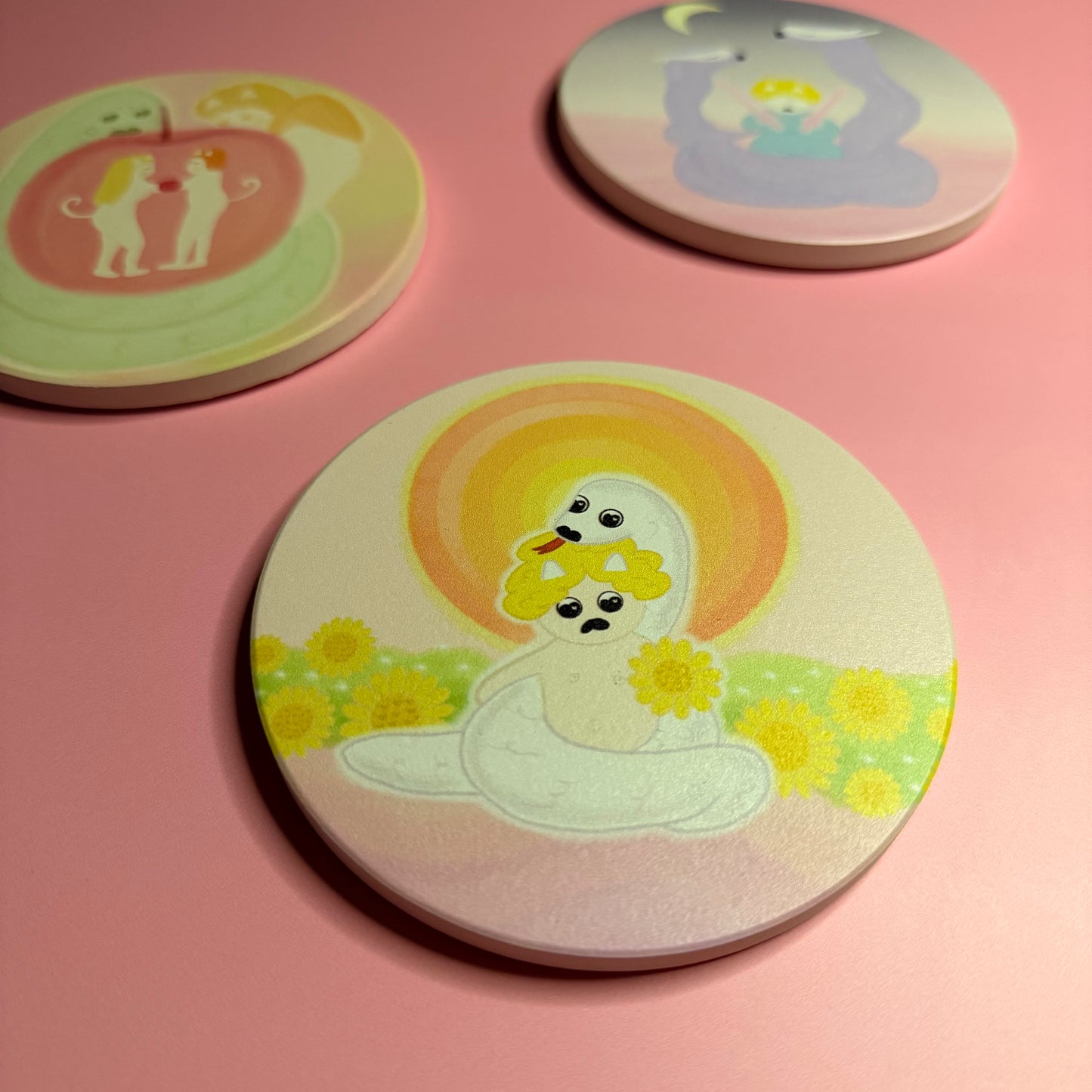 Ceramic Coaster Snake Year Edition