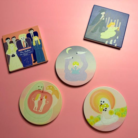 Ceramic Coaster Snake Year Edition